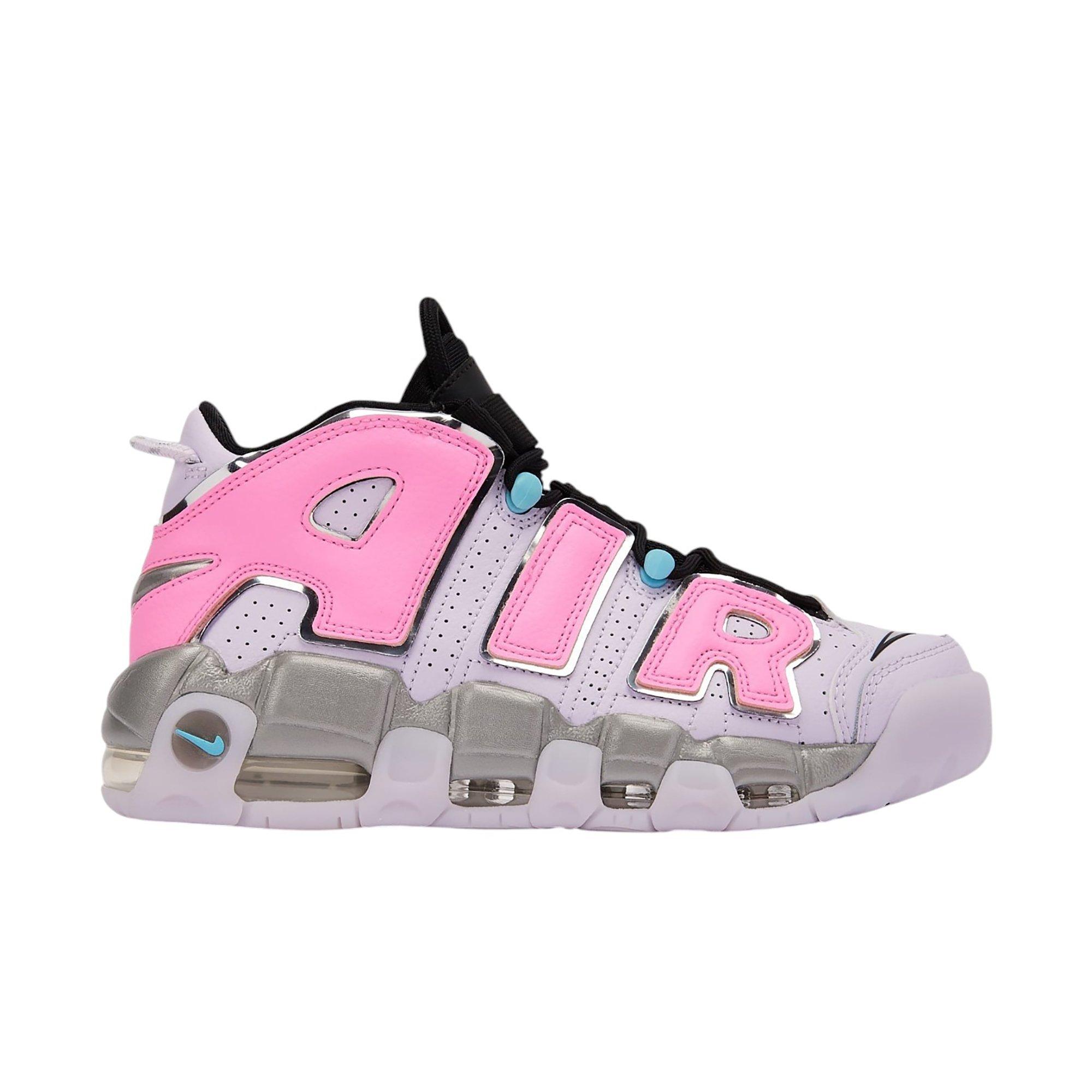 Nike Uptempo "Barely Grape/Pink Spell/Metallic Silver" Women's Shoe - SILVER/PINK